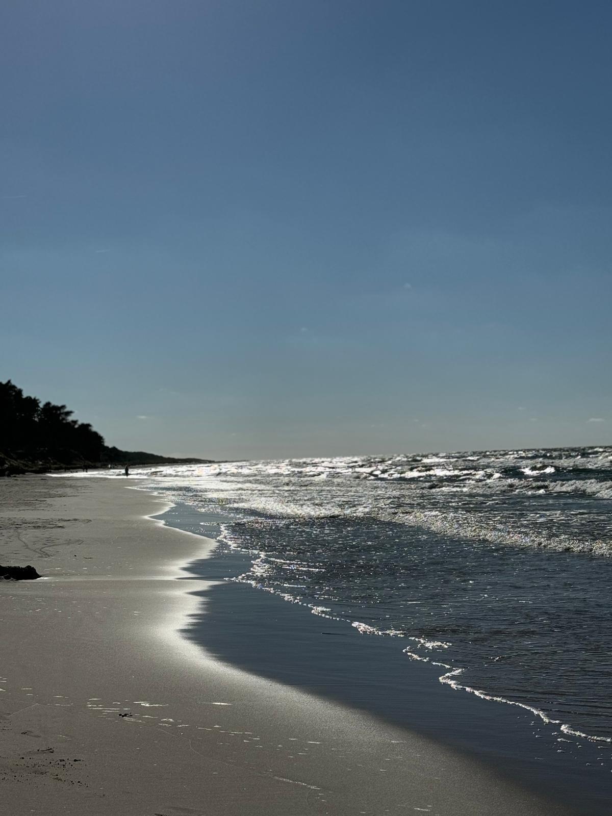 Bałtycka plaża i morze — Kopalino
