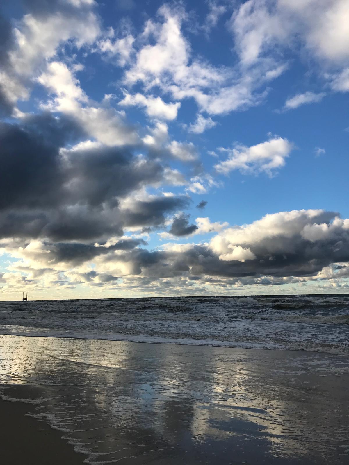 Bałtycka plaża i morze — Kopalino