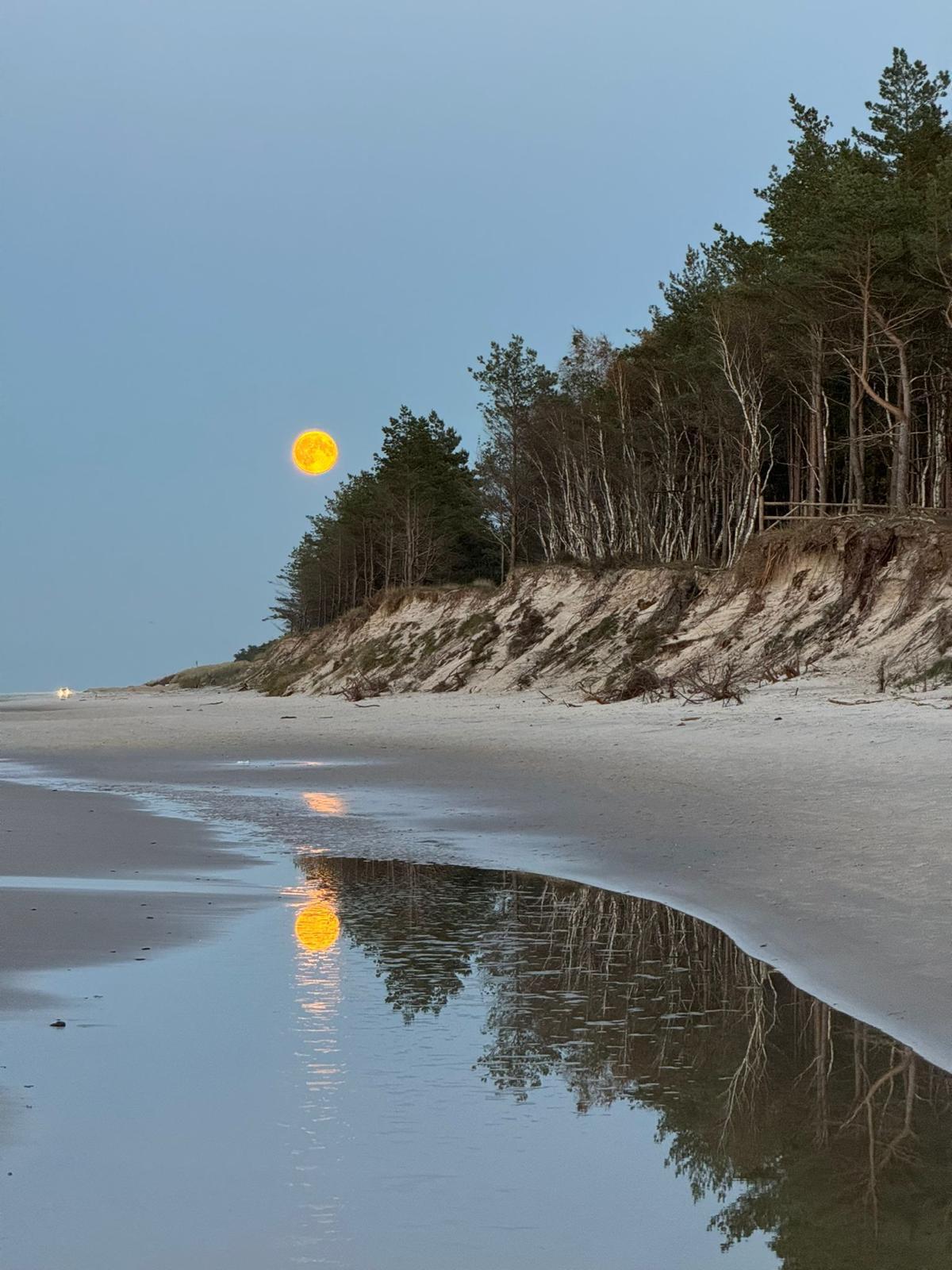 Bałtycka plaża i morze — Kopalino